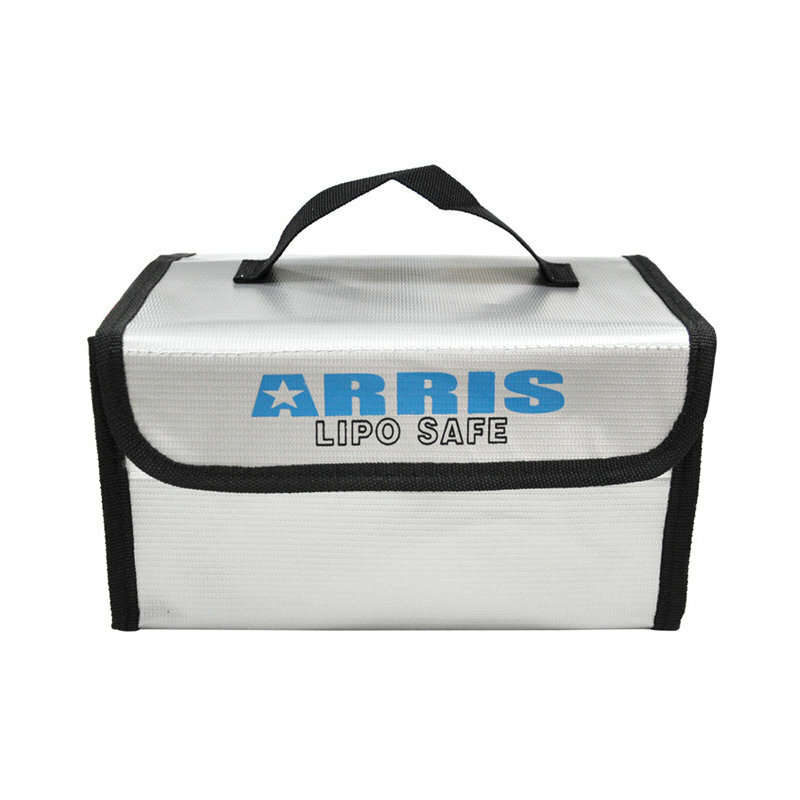 215*155*115mm Fire Retardant Portable Safety Fireproof Case Handbag Box LiPo Battery Bag for Lipo Ba