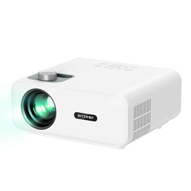 BlitzWolf BW-V5 LED Projector Physical 1080P Resolution 9000 Lumens Bluetooth 5.0 Portable Movie Com