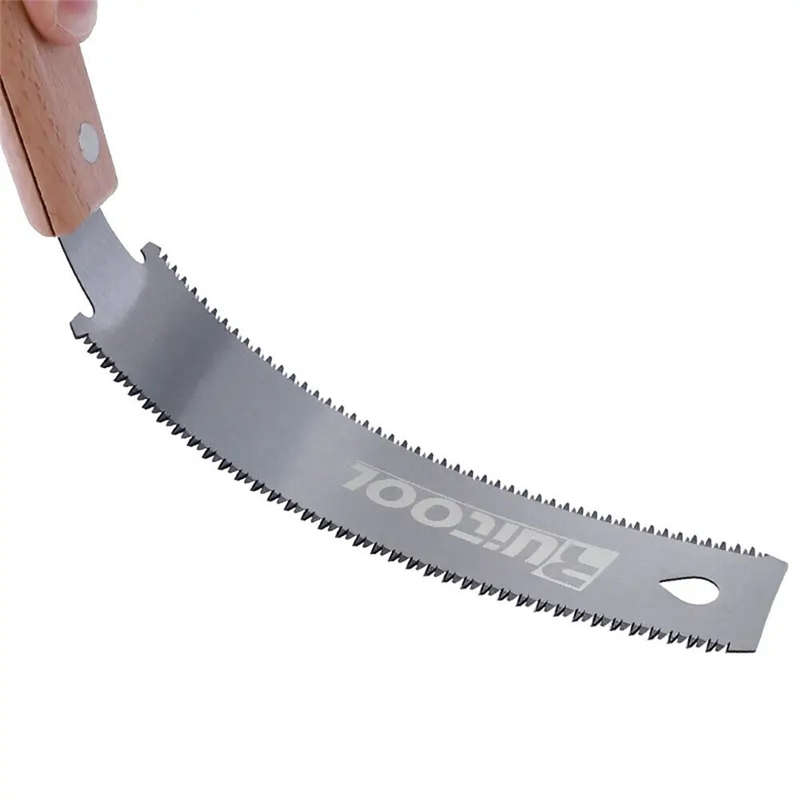 6 Inch Double Edged Hand Saw SK-5 High Carbon Steel Versatile Woodworking Tool for High Durability F