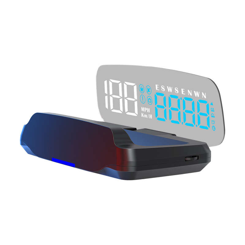 C7 HUD Car Head-Up Display GPS Speedometer Compass Driving Distance Speed Time Driving Time Date Alt