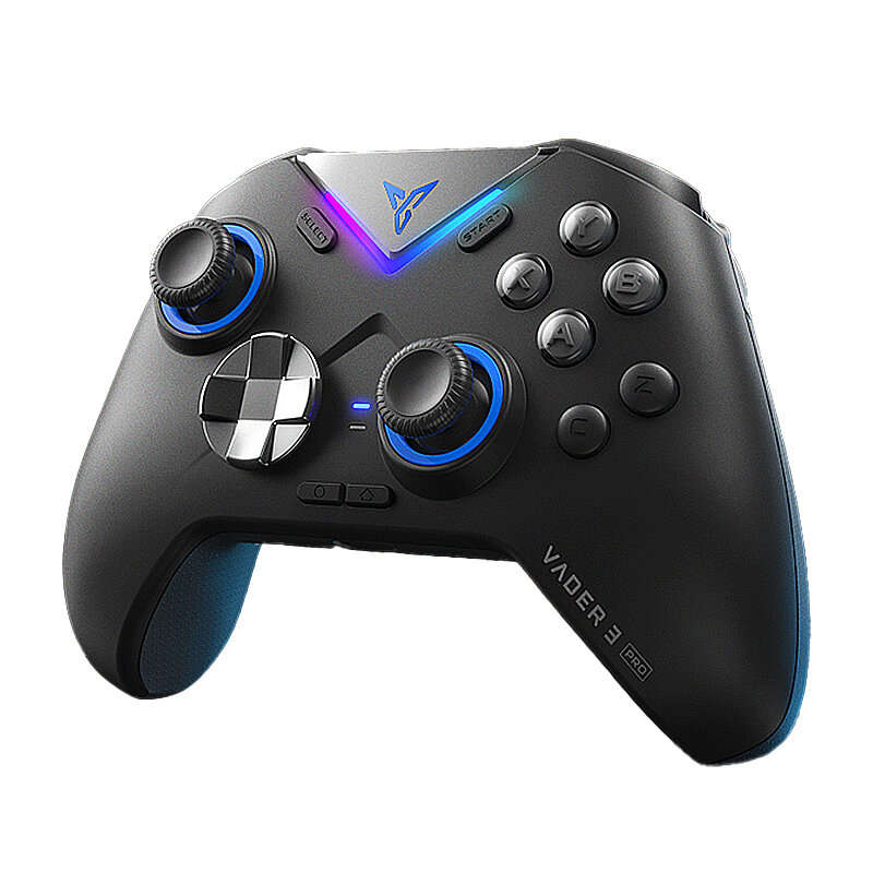FlyDiGi VADER 3 Pro Gaming Handle Force Feedback Six-Axis RGB Joystick Gamepad Gamer Controller Supp