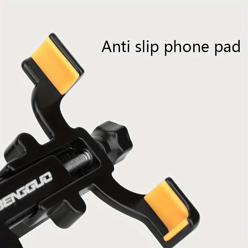 BENGGUO Four-Claw Bike Holder 360 Adjustable Shockproof Anti-fall Aluminum Alloy Handlebar Holder wi