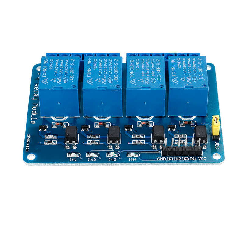 2Pcs 12V 4CH Channel Relay Module With Optocoupler For PIC AVR DSP ARM