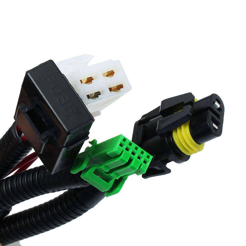 Car Front Bumper Fog Lights With H11 Bulbs Wiring Harness 6000K Pair For Toyota Yaris 4Dr Sedan 2006
