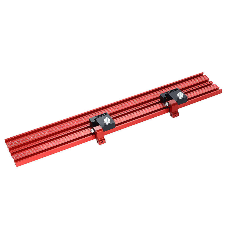 ENJOYWOOD Aluminum Alloy Woodworking Extension Guide Rail T-track Connector for Track Saw Rail Paral