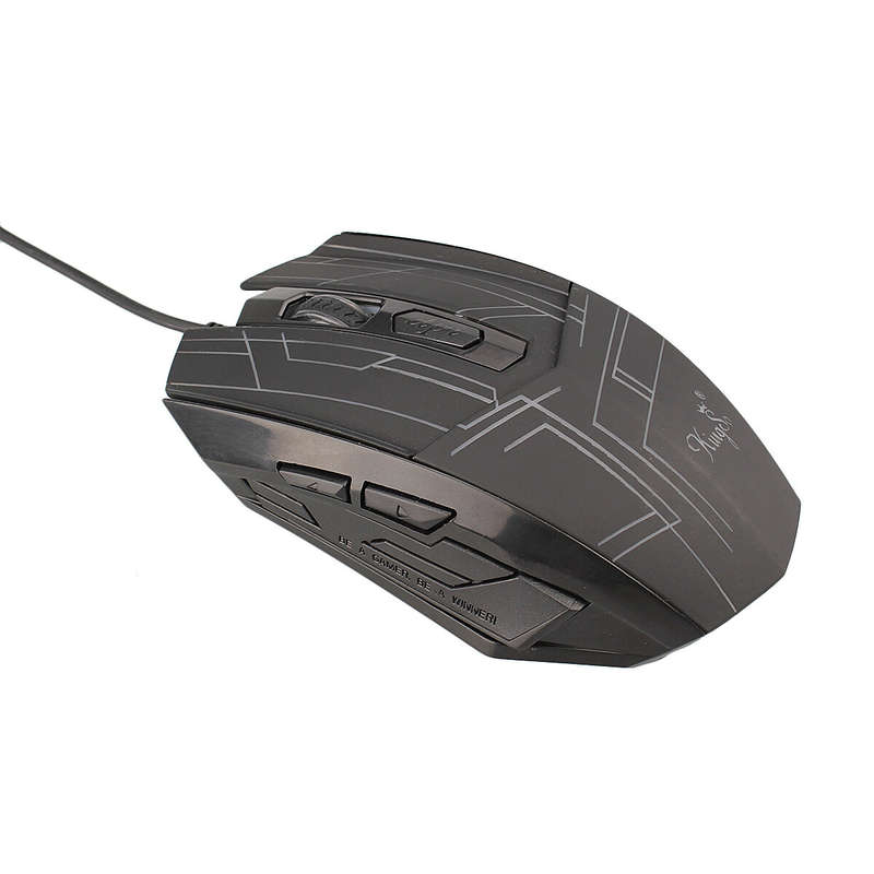 ELEGIANT T5 Wired Gaming Mouse 2400DPI LED Backlight USB Wired Optical Mouse Computer Mice for Home