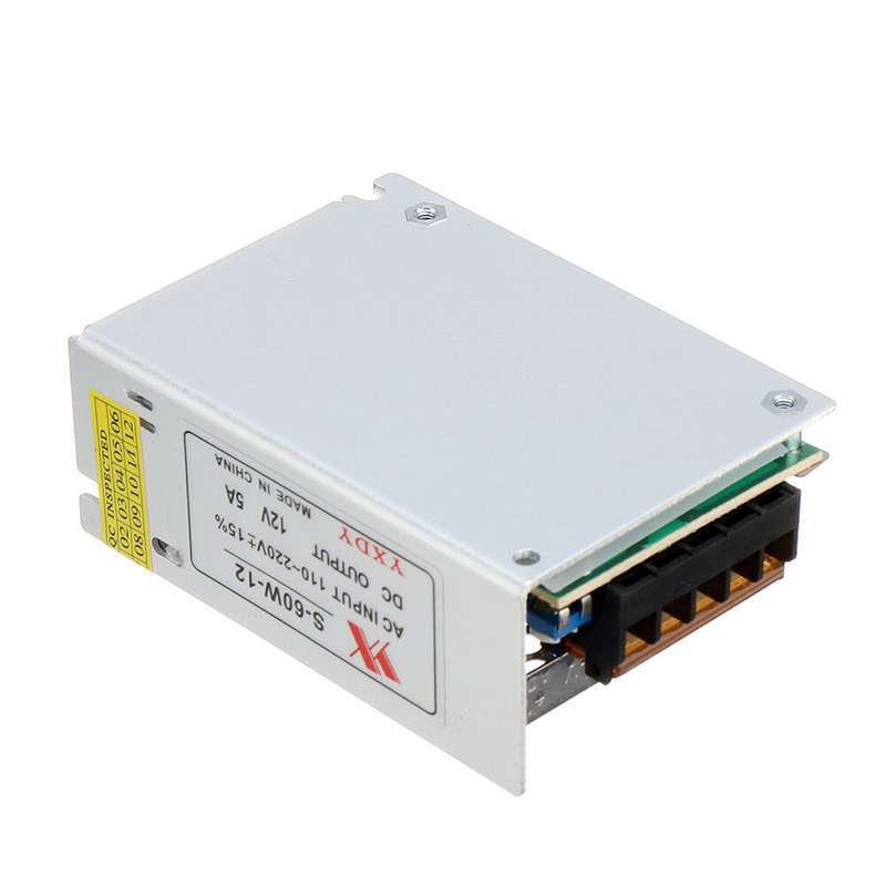 10pcs Geekcreit AC 100-240V to DC 12V 5A 60W Switching Power Supply Module Driver Adapter LED Strip