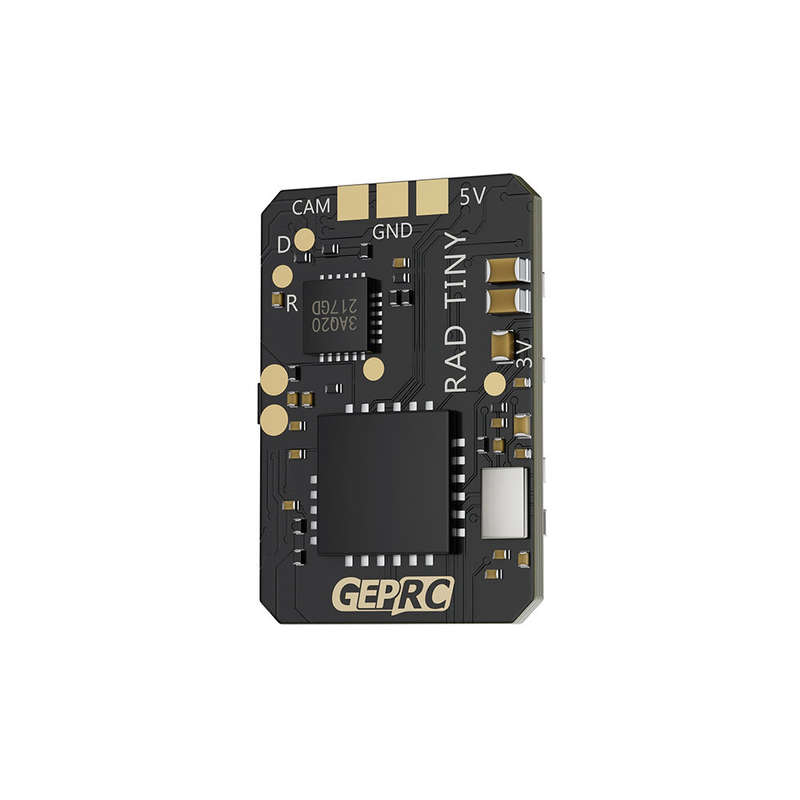 GEPRC RAD Tiny 5.8GHz 48CH Pit/25mW/200mW/400mW VTX UFL 1.1g FPV Transmitter for RC Drone
