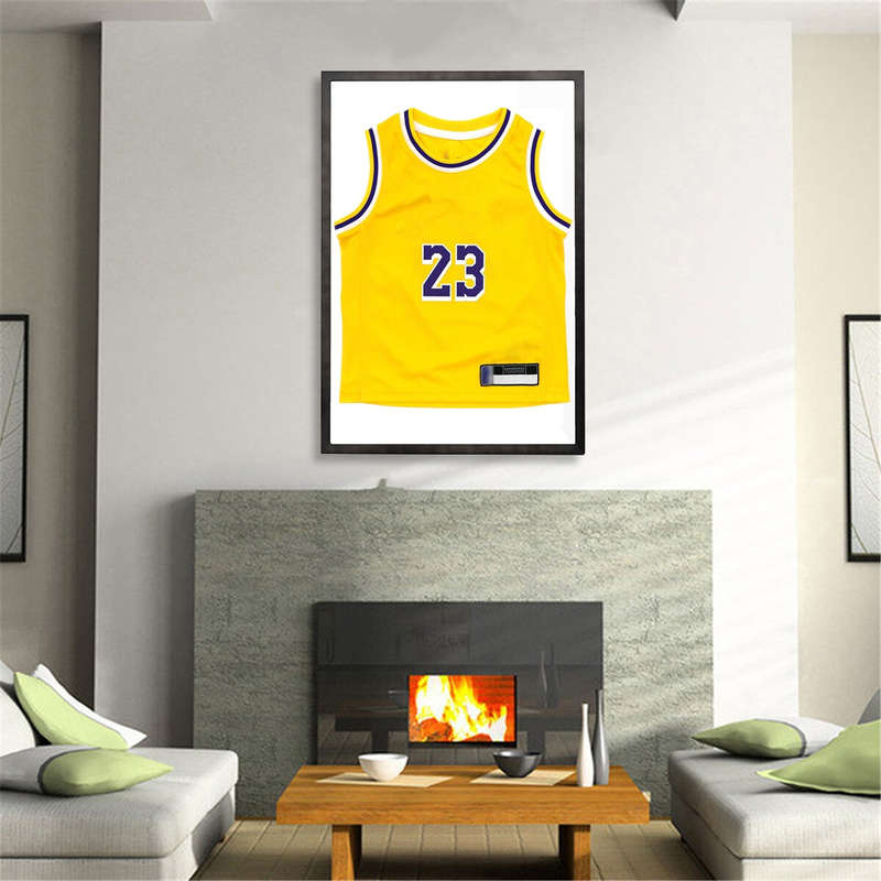 32'' Jersey Display Case Shadow Box Frame Sports Football Baseball