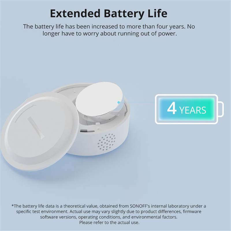 Sonoff SNZB-02P Zigbee 3.0 Temperature and Humidity Sensor High Precision Swiss Sensor Custom Alerts