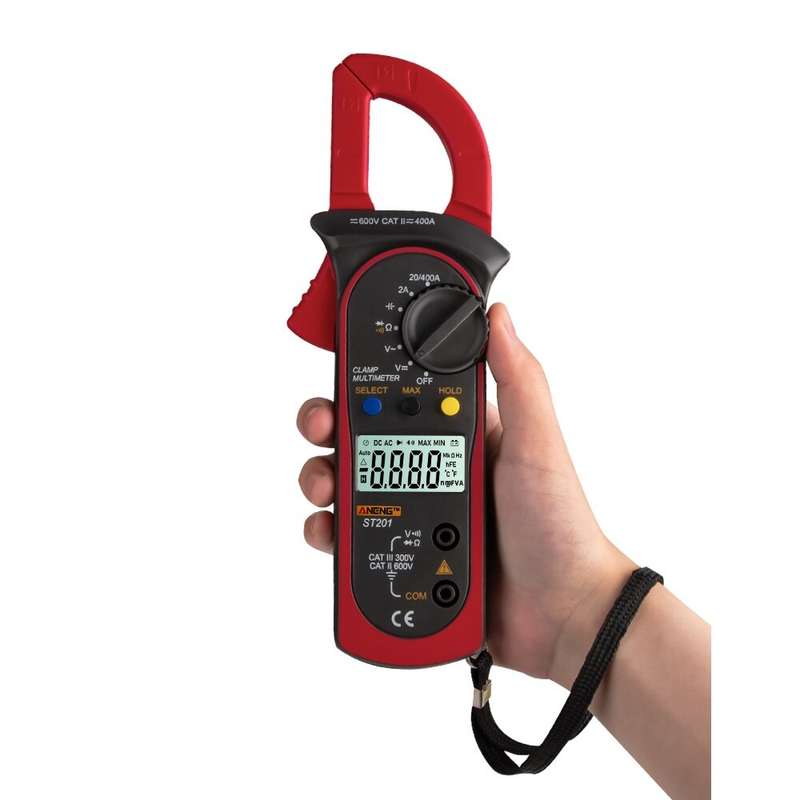 ANENG ST201 Digital Multimeter Clamp Ammeter Transistor Tester Capacitor Tester Power Test Automotiv