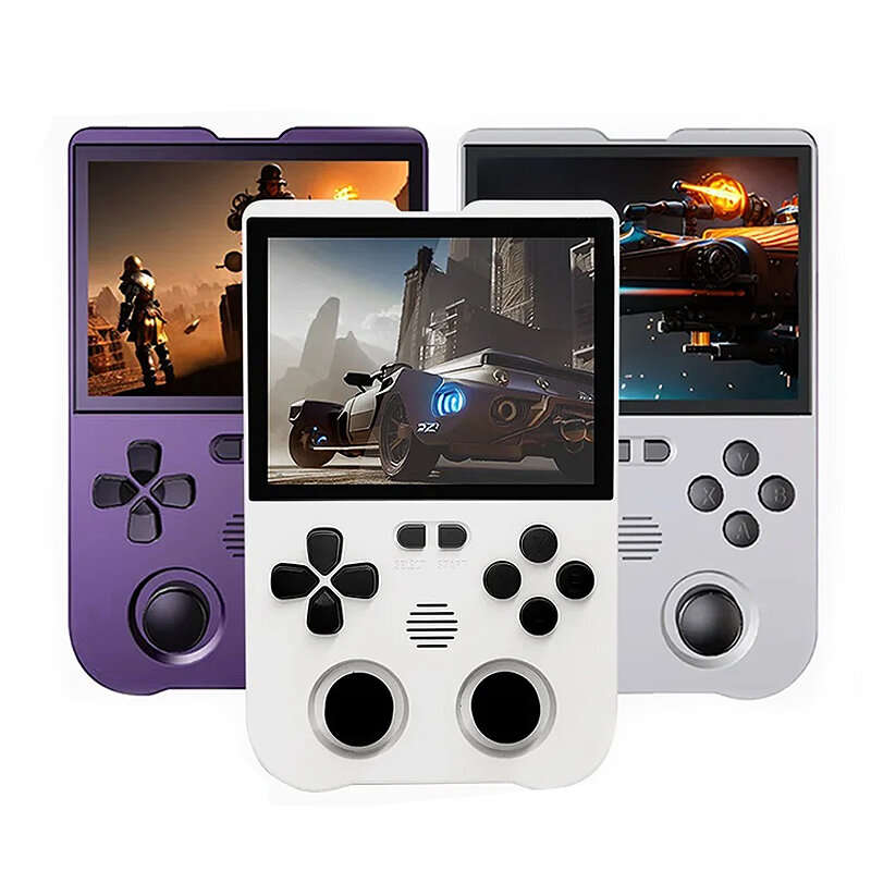 Coopreme XU10 128GB Arcade Games Player 3.5-inch IPS LINUX RK3326S 64bit A35 Handheld Game Console w