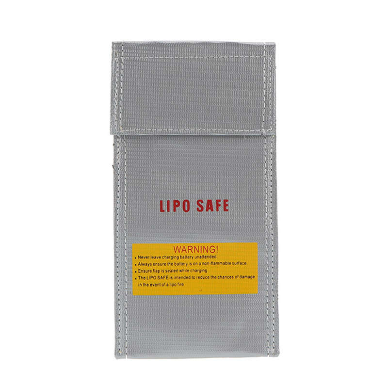Explosion Waterproof Proof Lipo Battery Safety Bag Sliver 18X22cm for RC Battery