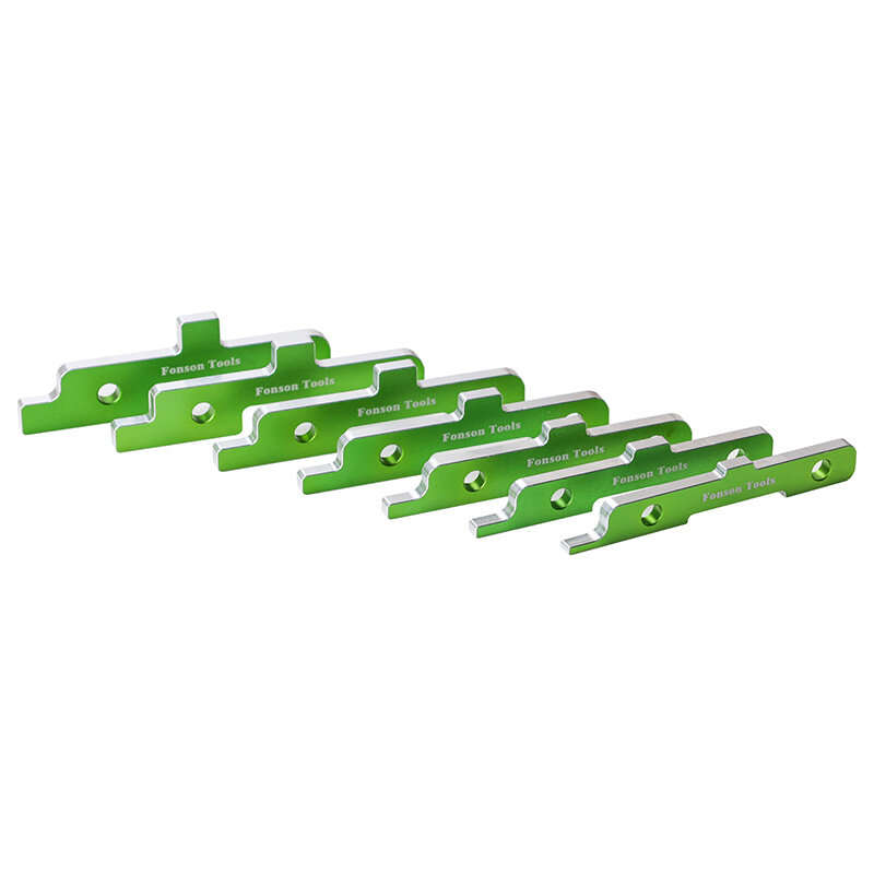 7PCS Setup Blocks Woodworking Mesurement Module with Inch and Fractional Measurements Heavy Duty Ste
