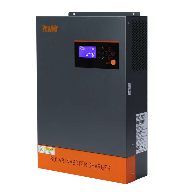 PowMr 5.5KW 5.5KVA Solar Inverter MPPT 80A 500VDC PV Input 220VAC 48V With Parallel Function 5500W 3