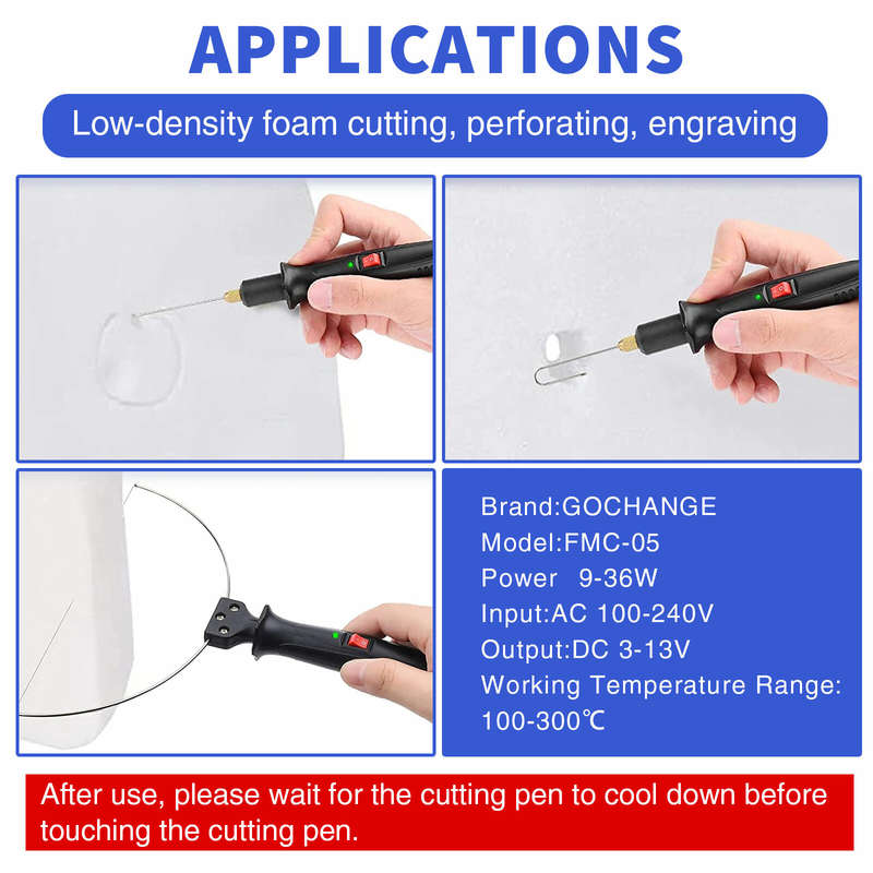 4 in 1 Foam Cutter Set With Digital Voltage Controller Electric Cutting Machine Styrofoam Cutting Pe