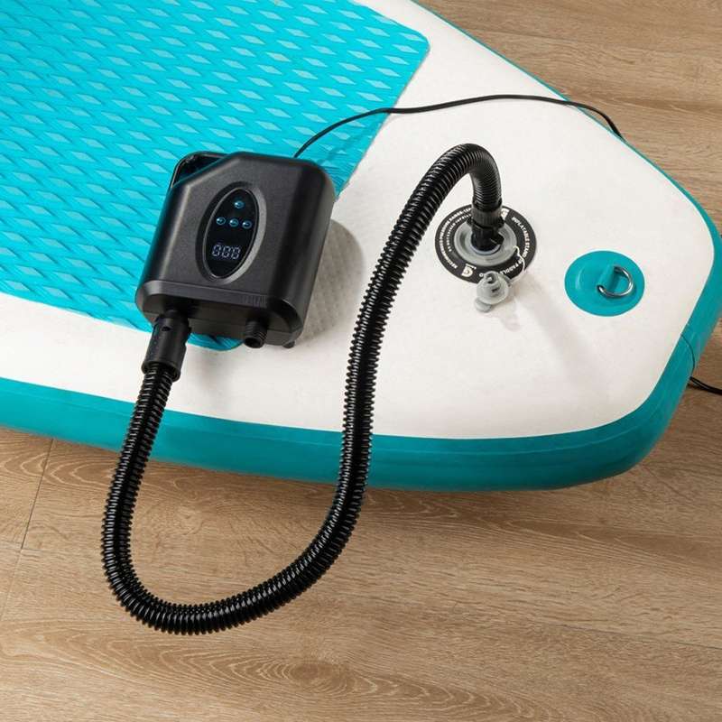 Portable Paddle Board Pump 20PSI High Pressure Electric Air Compressor Pump Inflation & Deflation Pu
