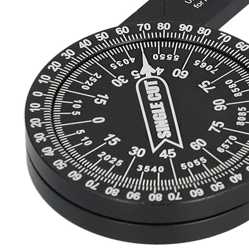 Miter Saw Protractor Aluminum Alloy Featuring Digital Angle Finder Edge Meter Gauge Woodworking Meas