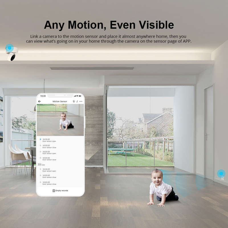 SONOFF SNZB-03 Zigbee 3.0 Motion Sensor Detector Smart Control Via eWeLink ZBBridge Required Work Wi
