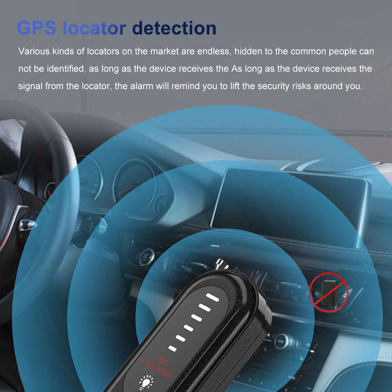 T01 Camera Detectors Wireless WiFi Full Band Signal Detection Anti-photo Camera Device for Car Indoo