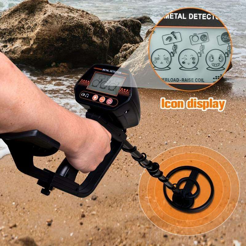 MD-4070 Beach Treasure Finder Handheld Underground Metal Detector High Sensitivity Metal Detector Ma
