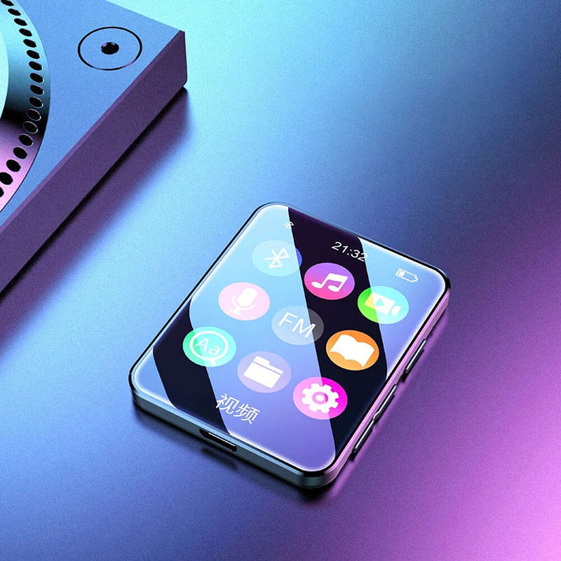 2023 New MP3 Player bluetooth 5.0 1.77 inch HD Touchscreen 220mAh Battery Portable Sports Multifunct