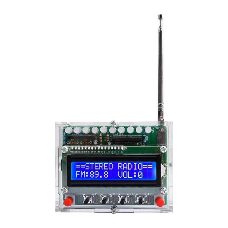 Geekcreit DIY Radio Electronic Kit Parts 51 Single-chip FM Digital Sound Machine