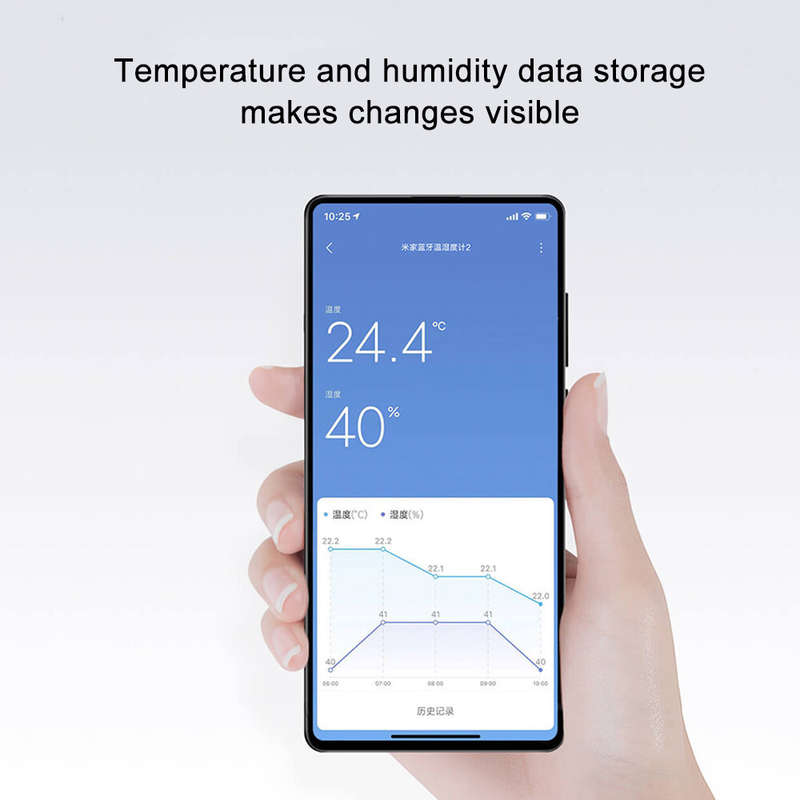 2Pcs Xiaomi Mijia Smart LCD Screen Digital Thermometer 2 bluetooth Temperature Humidity Sensor Moist