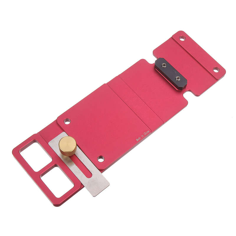 Aluminum Alloy Track Saw Square Woodworking 90 Degree Angle Stop Positioning Limiting Clamp for Elec