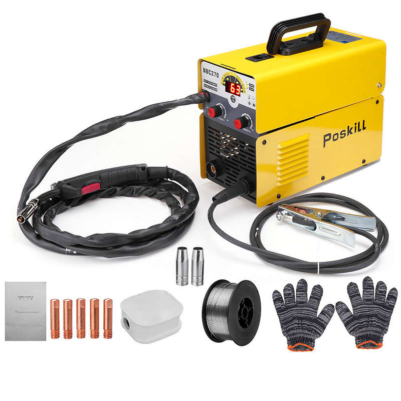 AC 220V 3 in 1 MIG/ARC/TIG Electric Welding Machine LCD Digital Handheld Welder Inverter Tool