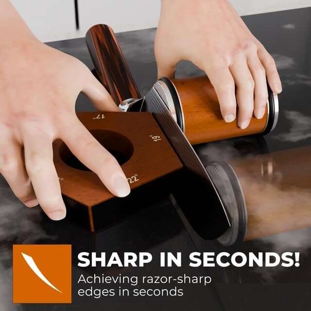 Upgrade Version Wheel Five Sided Magnetic Knife Sharpener Roller Knife Sharpener Five-Sided Magnetic