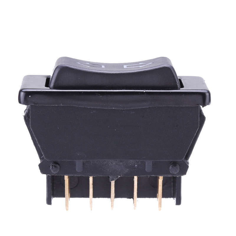 Universal DPDT Car Power Window Rocker Switch 5 Pins DC 12V 20A Black Plastic