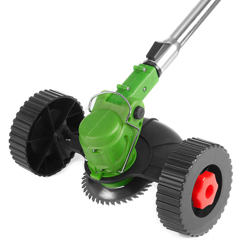 1500W Cordless Electric Grass Trimmer Weed Eater Edger Lawn Mower W/ 1/2 Battery