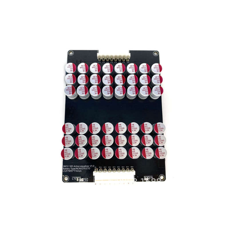 Active Equalizer Balancer 5A 12-16S Capacitive Li-ion Lifepo4 LTO Battery Equalizer Energy Transfer