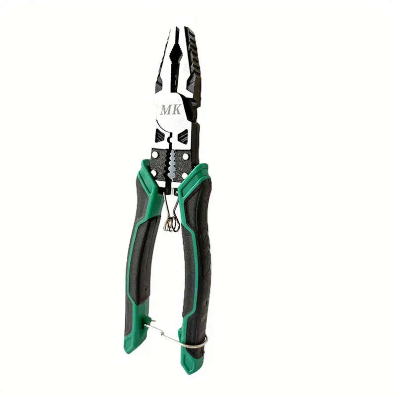9 Inch 9 in 1 Multifunctional Plier Industrial Grade Wire Stripper Shears Vise Ergonomic Design Labo
