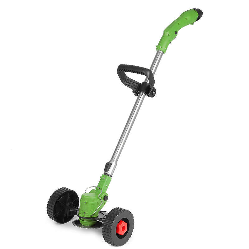 1500W Cordless Electric Grass Trimmer Weed Eater Edger Lawn Mower W/ 1/2 Battery