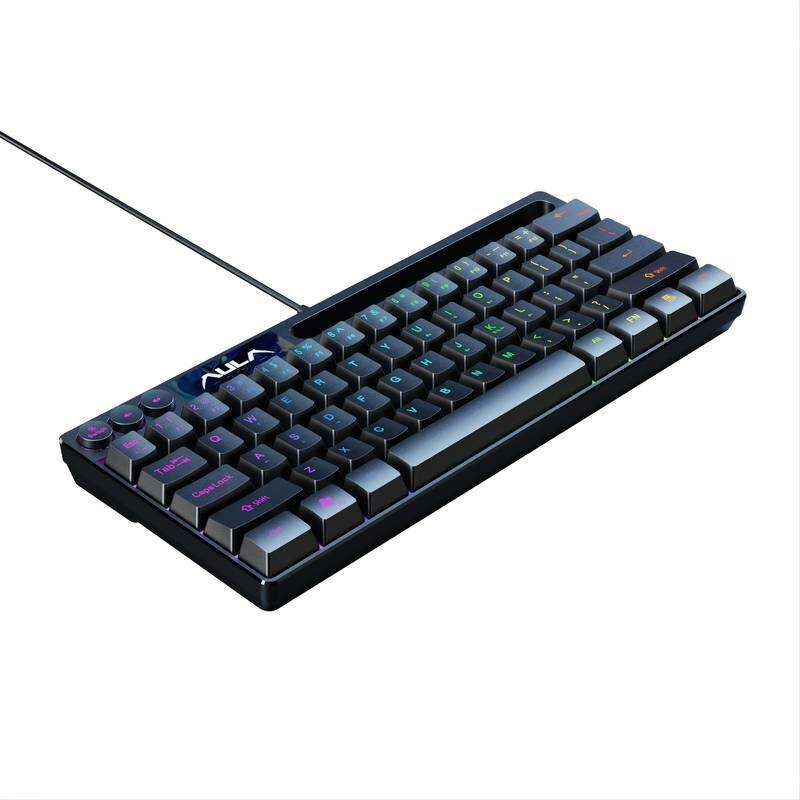 AULA F3061 61 Keys RGB Wired Membrane Gaming Keyboard USB Interface For PC/Laptop Connection Phone S