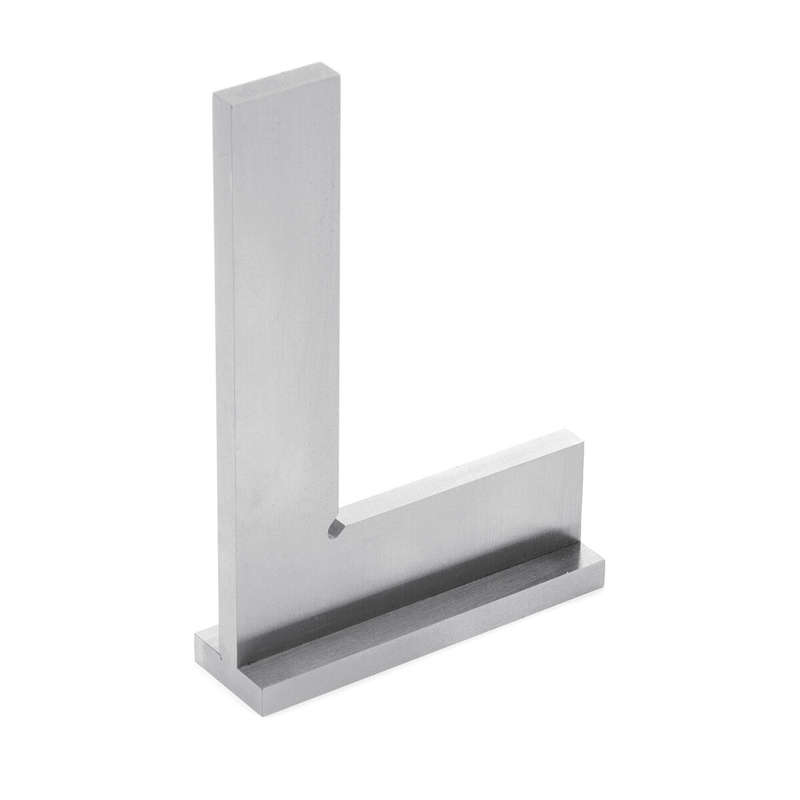 ENJOYWOOD 100x70mm 90 Degree Angle Corner Square Ruler Wide Base Gauge Woodworking Tool