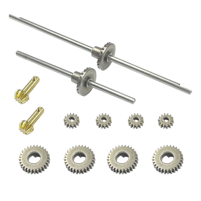 LDR/C LDP06 1/12 Unimog RC Car Spare Metal Full Gear Set of Front Rear Portal Axle L0063 Vehicles Mo