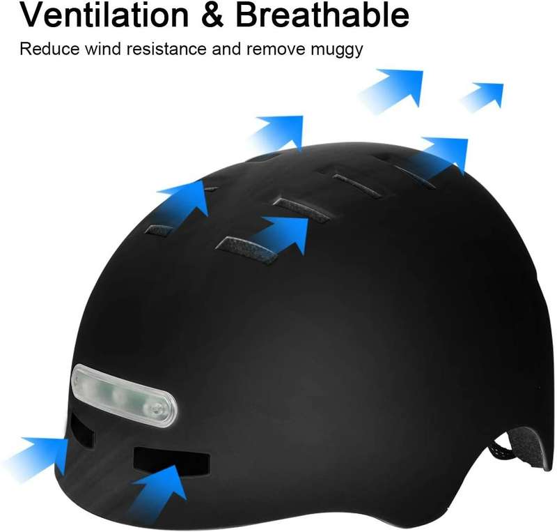 Ultralight Cycling Helmet Bicycle Helmet Electric Scooter Helmet Smart Tail Light Bike for Bicycle C