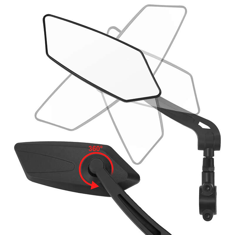 XANES DH005 Bicycle Left Rear View Mirror Wide Range High-Definition Rear View Mirror Cycling Adjust