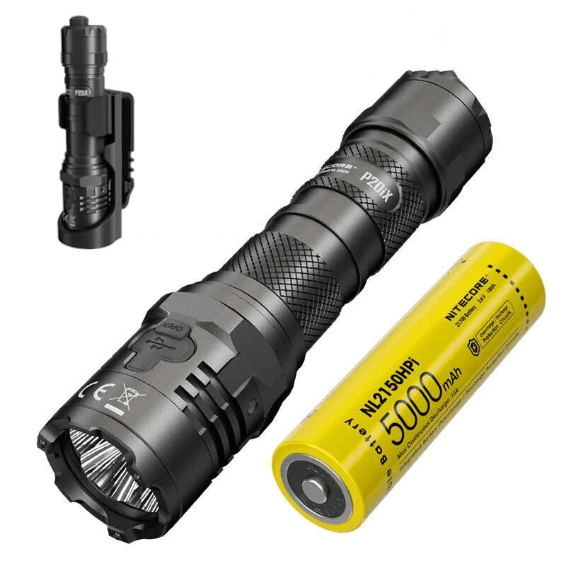 NITECORE P20iX 4000 Lumen USB-C Rechargeable Flashlight With 21700 Battery High Lumen Professional T
