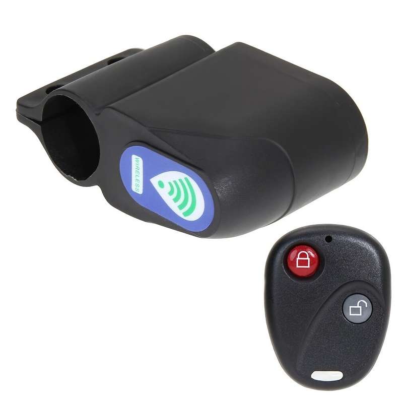 110dB High Sound Bike Horn Alarm Wireless Anti-Theft with Remote Control for Electric Bicycle Scoote