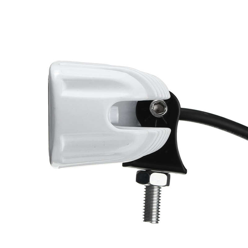 12V 6 LED Spreader Marine Flood Work White Light For Boat Yacht Motorcycle Truck Car