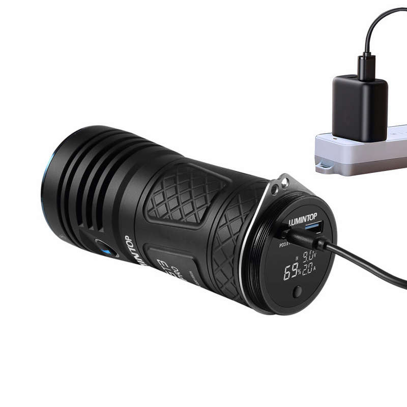 Lumintop GT3 PRO 27000 Lumen Flashlight 3* XHP70.2 LED Outdoor IPX8 Waterproof High Powerful Lightin
