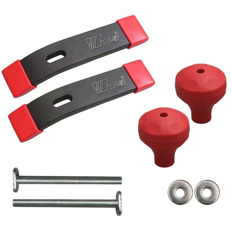 Wnew 2 Packs T Track Hold Down Clamps T Slot Clamps with Comfortable Ball Shaped Handle Durable Stai