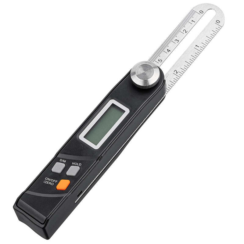 Stainless Steel 360 Degree Gauge Digital Protractor T Bevel Electronic Level Battery Operated LCD Di
