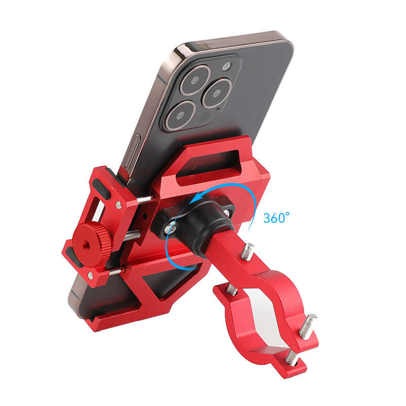 BENGGUO Bicycle Phone Holder 360 Rotation Universal Bike Motorcycle Electric Scooter Handlebar Clip