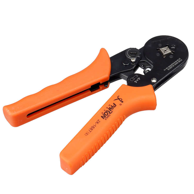 PARON JX-1687 6-4 Tube-type Terminal Crimping Plier Ratchet Labor-saving Crimping Pliers Sleeve-type