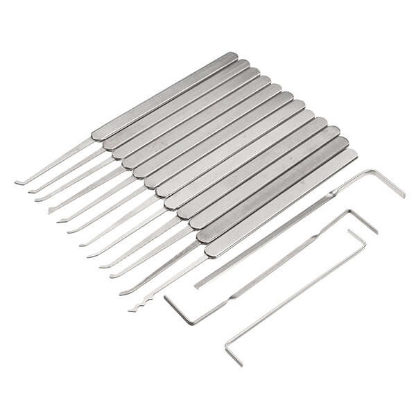 DANIU 12Pcs Lock Picks Tools Set Lock Opener Locksmith Tools Various Transparent Locks Combination,